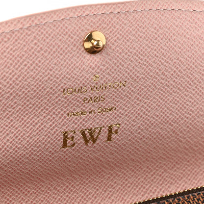 Louis Vuitton Damier Ebene Caissa Wallet Rose Ballerine 6 of 7