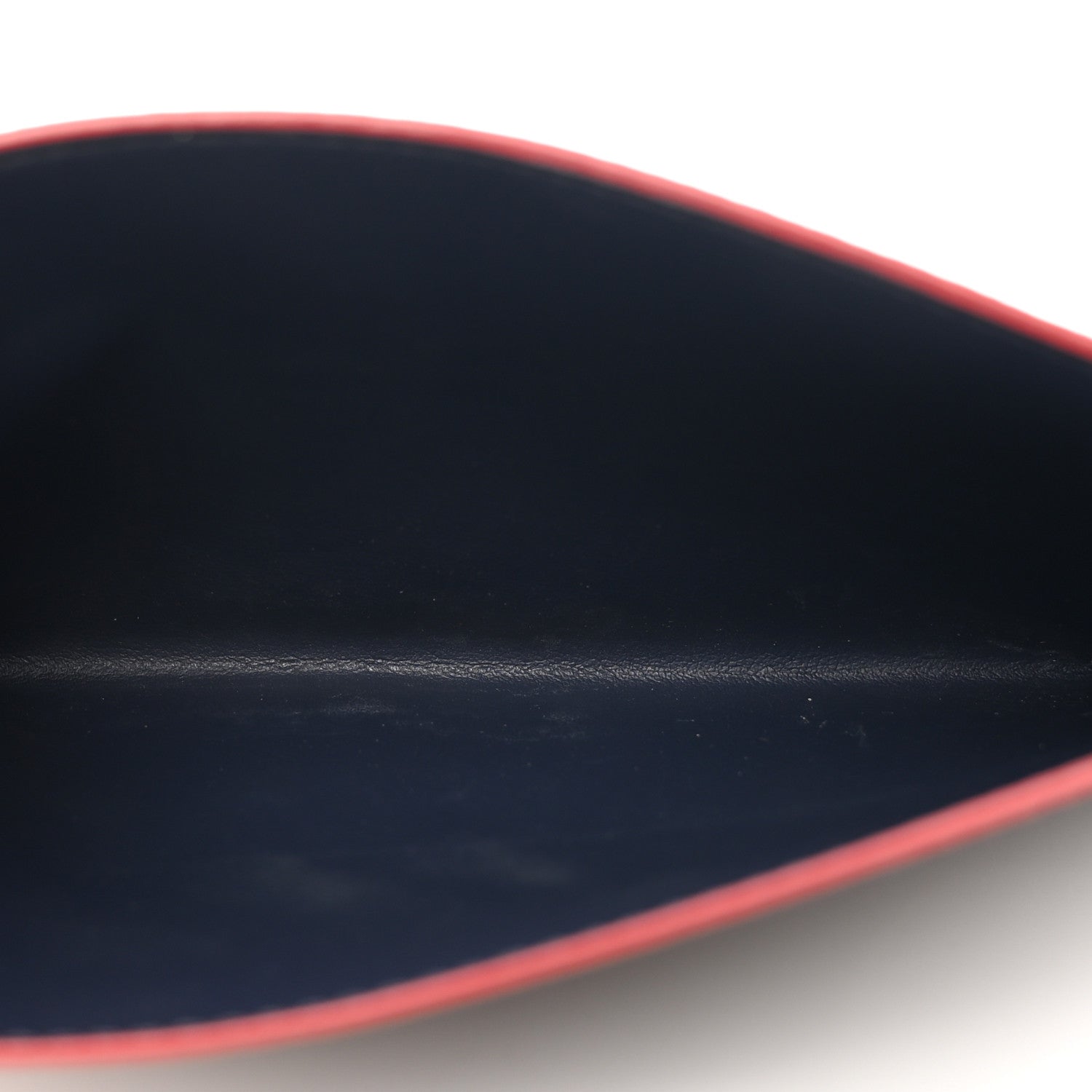 Louis Vuitton Calfskin Felicie Chain Wallet Card Holder Insert Marine Rouge 5 of 6