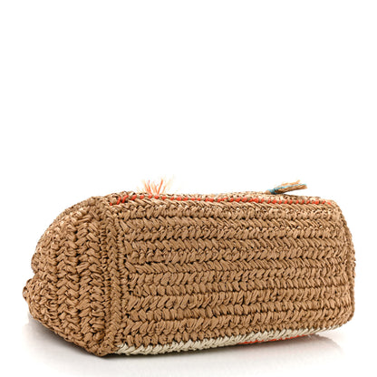 Prada Raffia Woven Tote Naturale Caramel 4 of 12