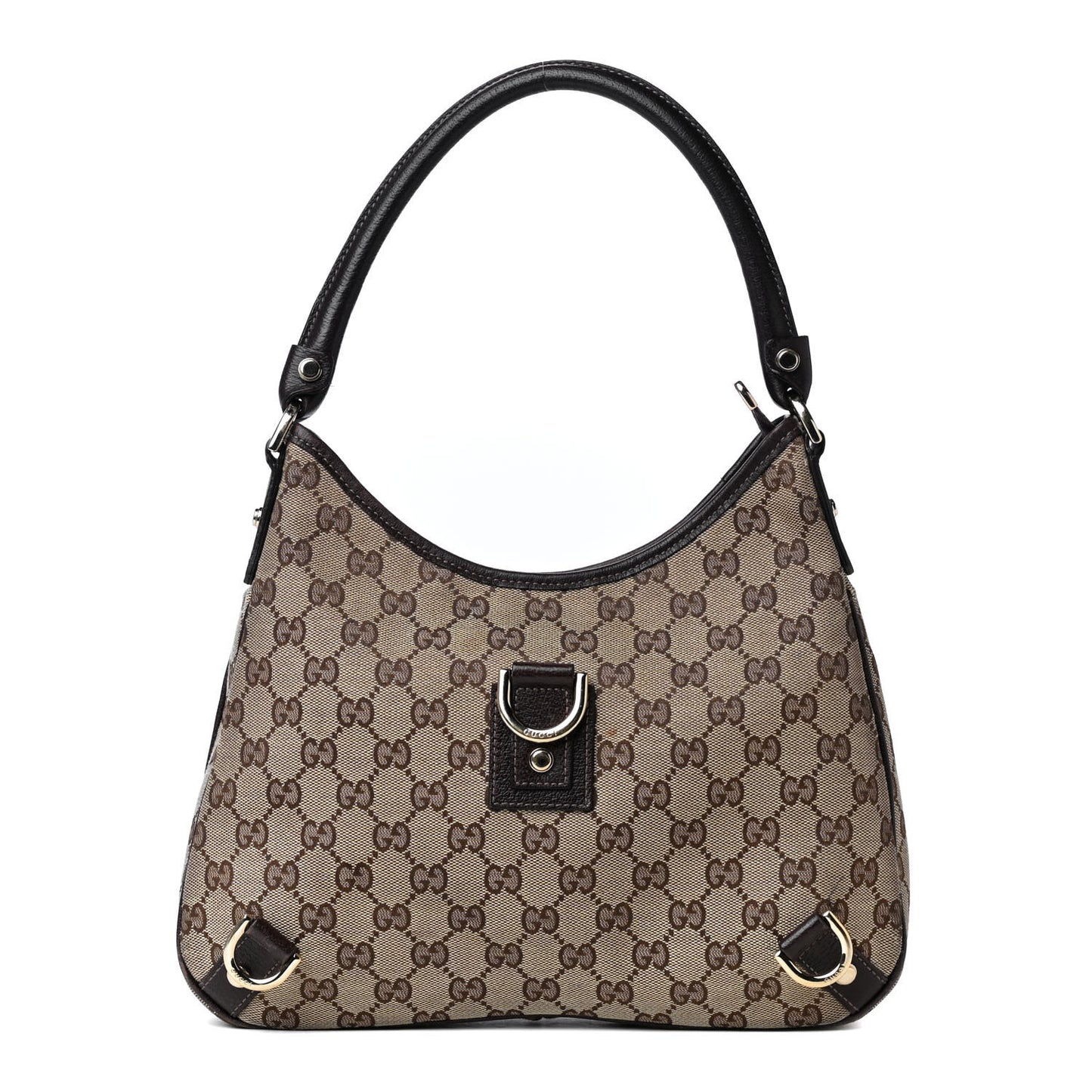 Monogram Medium Abbey D Ring Hobo Brown