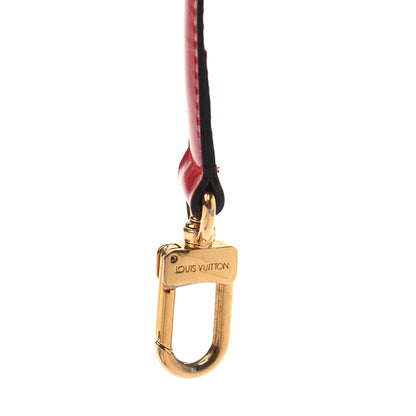 Louis Vuitton Calfskin 16mm Adjustable Shoulder Strap Red 6 of 6