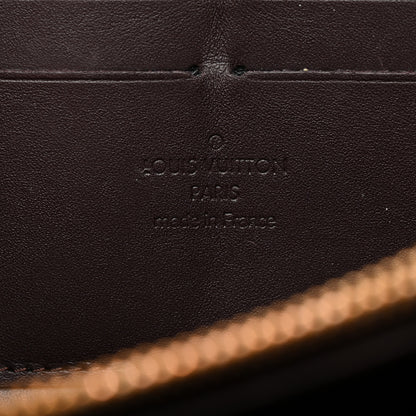 Louis Vuitton Vernis Rayures Zippy Wallet Amarante 5 of 7