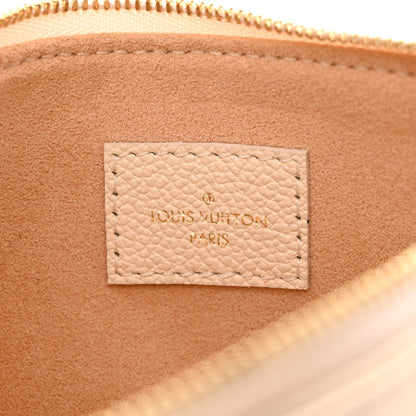 Louis Vuitton Empreinte Monogram Giant Multi Pochette Accessories Small Pochette Cream 6 of 10