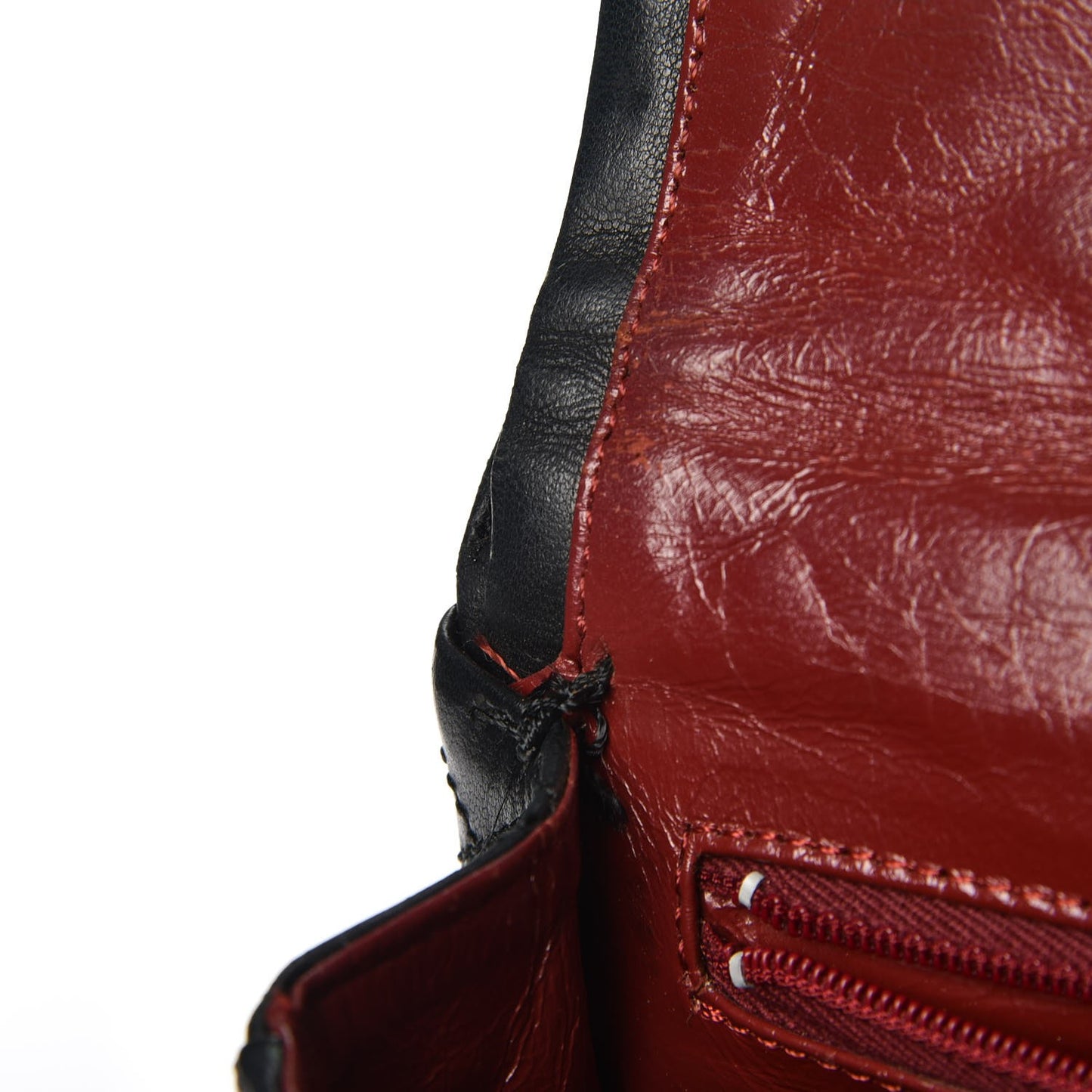 Lambskin Medium Double Flap Black