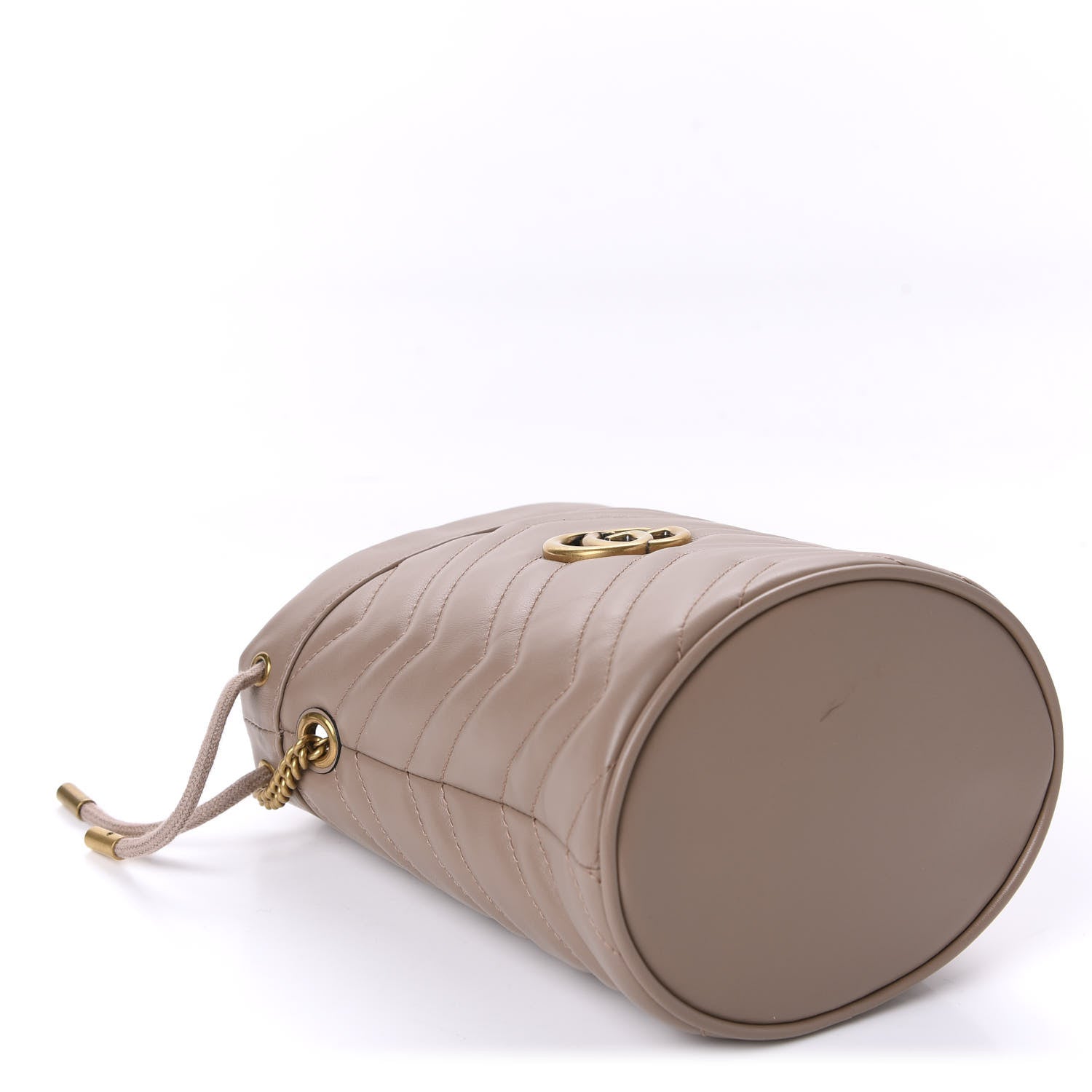 Gucci Calfskin Matelasse Mini GG Marmont 2.0 Bucket Bag Porcelain Rose 4 of 13