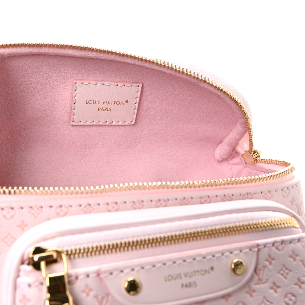 Louis Vuitton Calfskin Minigram Mini Bumbag  Light Bliss 6 of 10