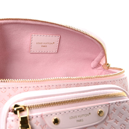 Louis Vuitton Calfskin Minigram Mini Bumbag  Light Bliss 6 of 10