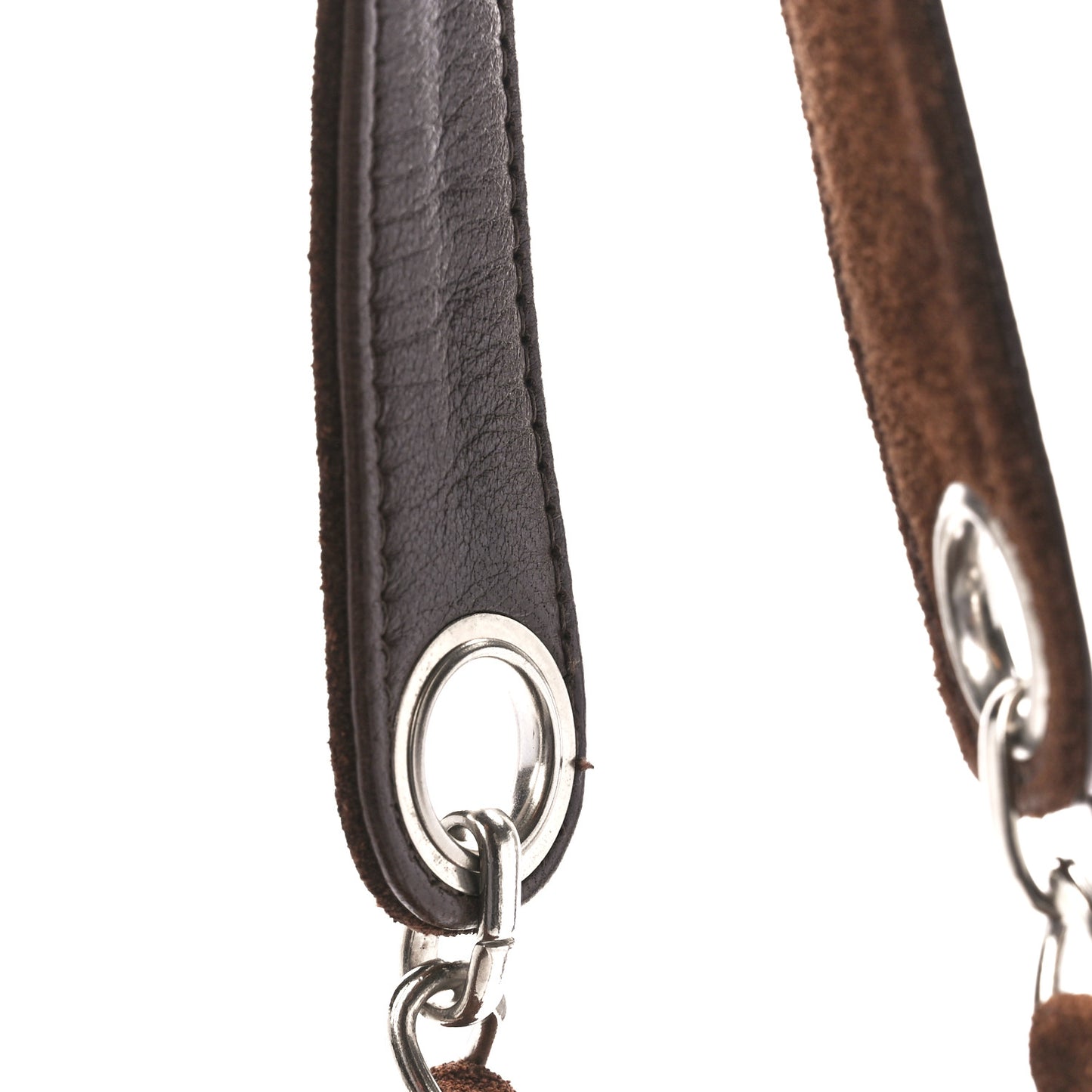 Suede CC Shoulder Bag Brown