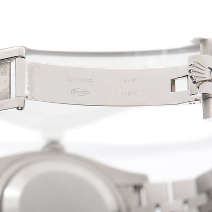 Rolex Stainless Steel 18K White Gold 36mm Oyster Perpetual Datejust Watch White Roman 116234 8 of 9