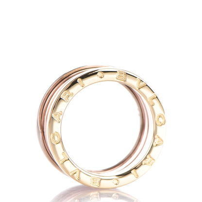 Bulgari 18K Rose White Yellow Gold B.Zero1 Four-Band Ring 54 7 3 of 4