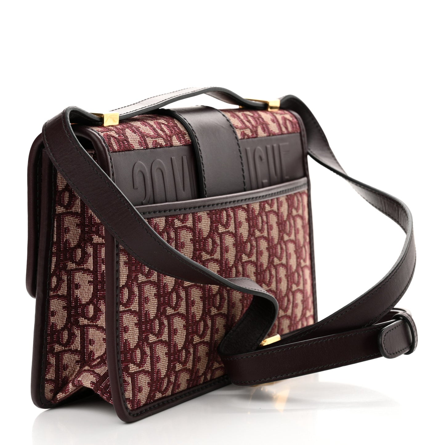 Oblique 30 Montaigne Flap Bag Burgundy