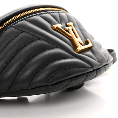 Louis Vuitton Calfskin Quilted New Wave Bumbag Black 8 of 14