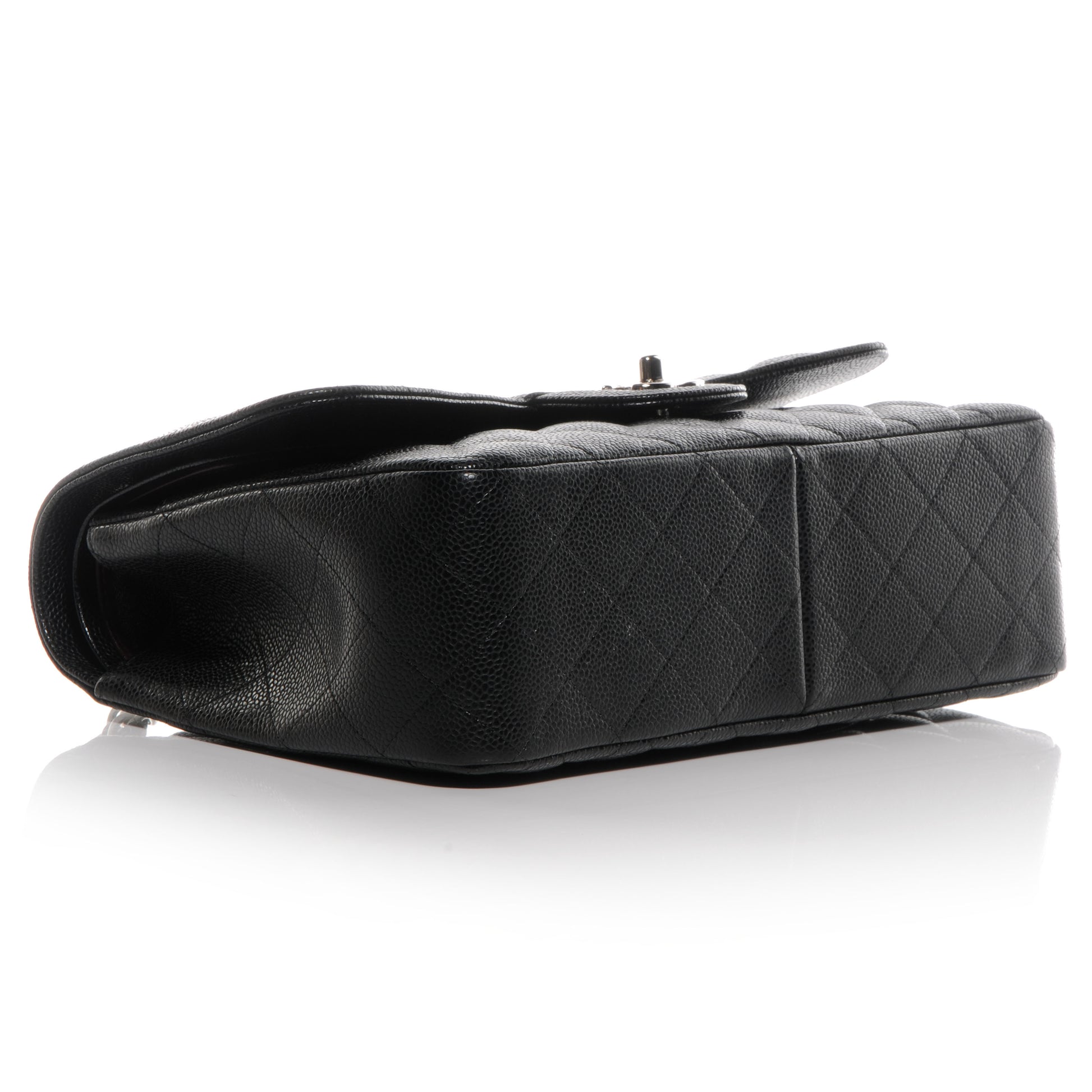 Chanel Caviar Quilted Jumbo Double Flap Black 4 of 8