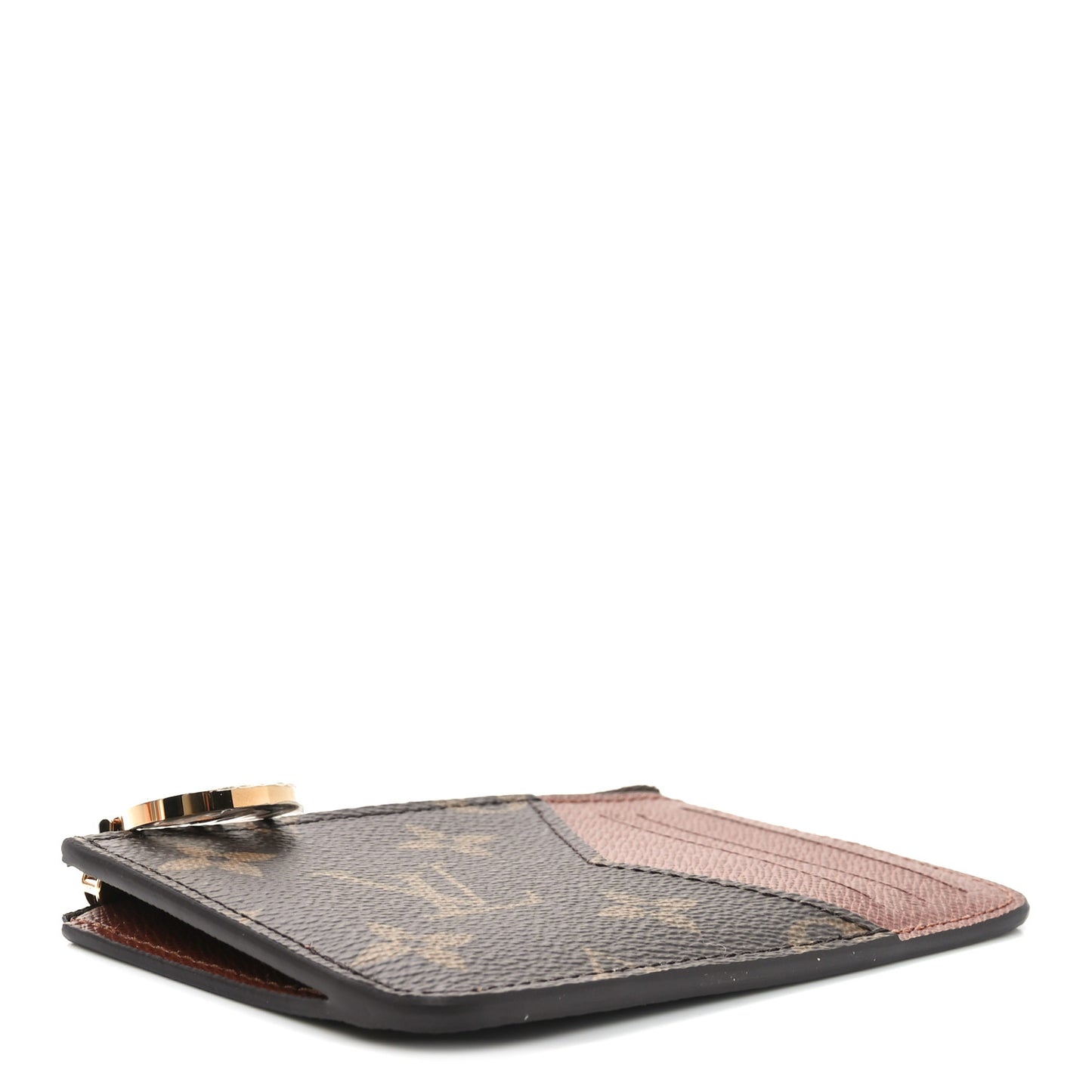 Monogram Zipped Romy Card Holder
