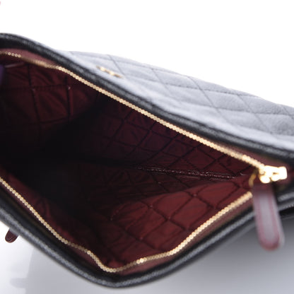 Chanel Caviar Quilted CC Beauty Clutch Black 5 of 8