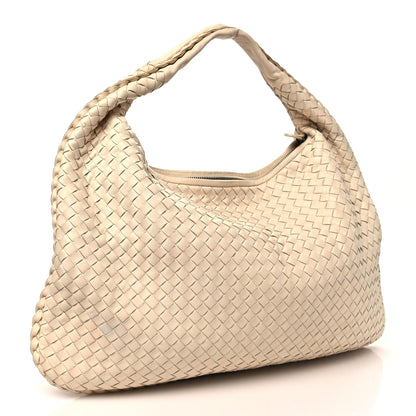 Bottega Veneta Nappa Intrecciato Large Belly Veneta Hobo White 3 of 12