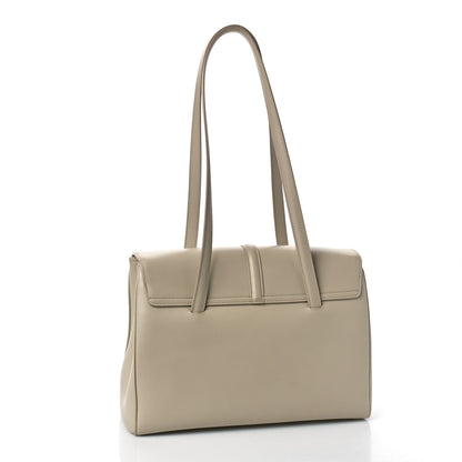 Celine Calfskin Medium Soft 16 Bag Light Grey 3 of 10