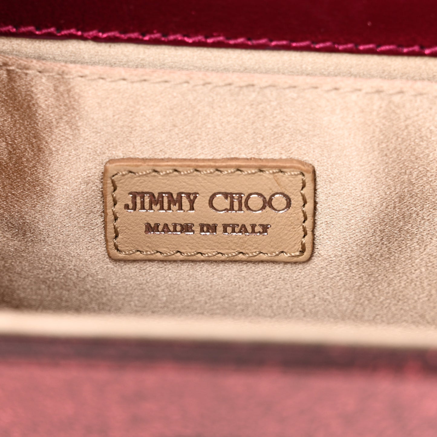 Acrylic Glitter Micro Candy Clutch Red