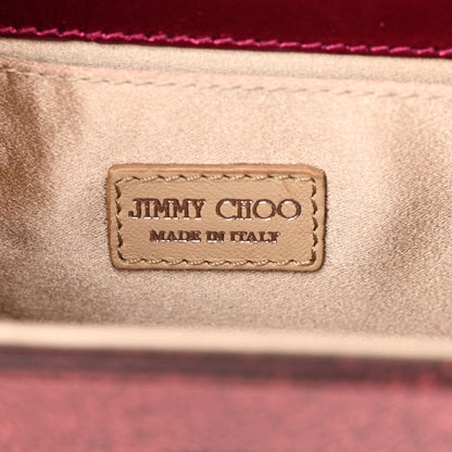 Jimmy Choo Acrylic Glitter Micro Candy Clutch Red 6 of 9