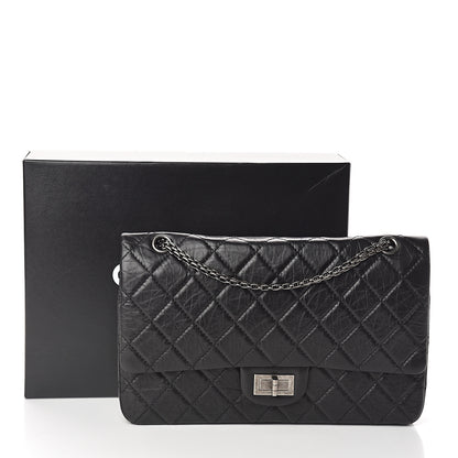 Chanel Aged Calfskin Quilted 2.55 Reissue 227 Flap Black 9 of 9