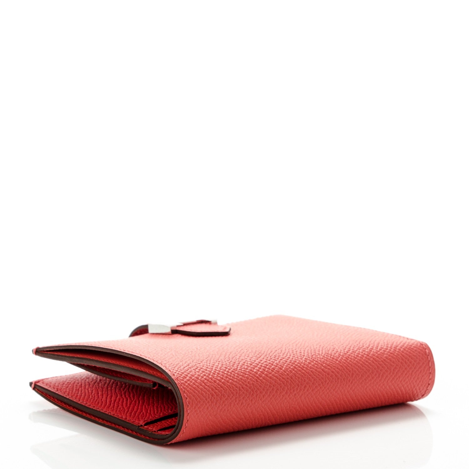 Hermes Epsom Bearn Compact Wallet Rose Jaipur 4 of 7