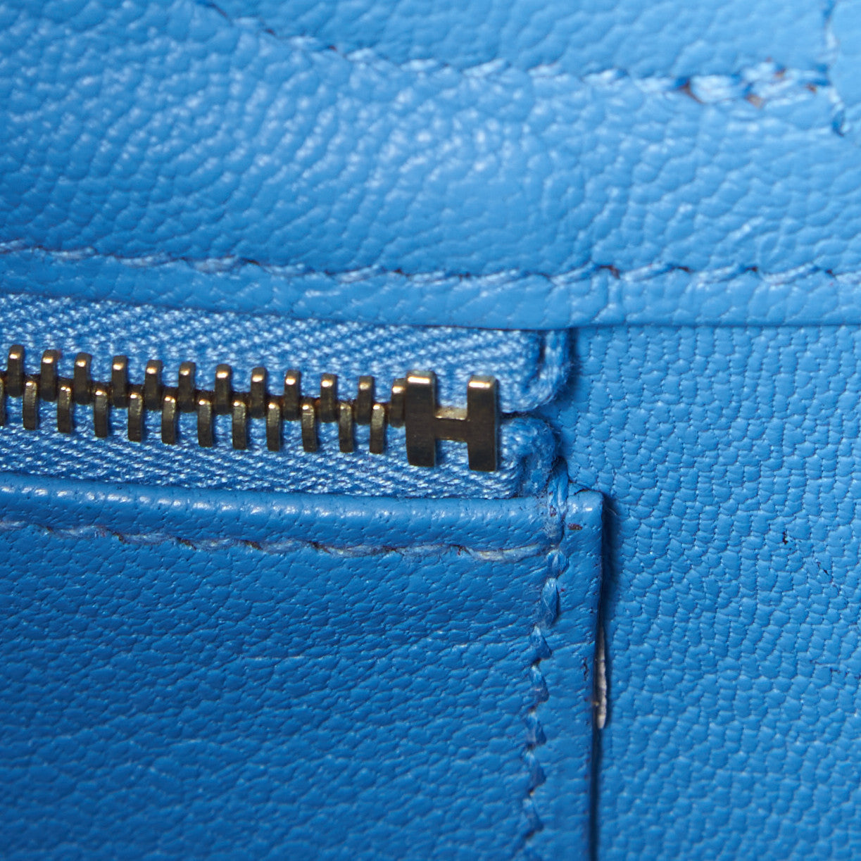 Hermes Taurillon Clemence Birkin 30 Bleu Paradis 17 of 30