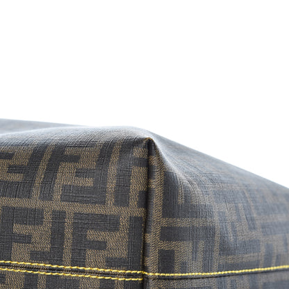 Fendi Zucca Spalmati Medium Roll Tote Tobacco Giallo 10 of 12