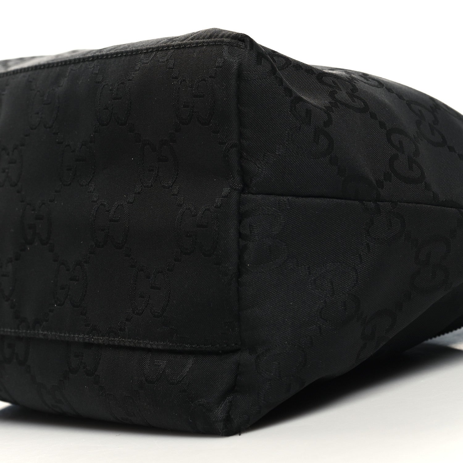 Gucci Nylon Monogram Small Hobo Black 10 of 10