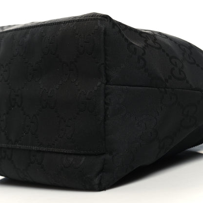 Gucci Nylon Monogram Small Hobo Black 10 of 10