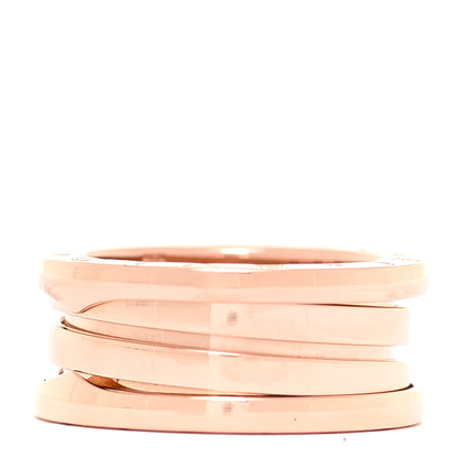 Bulgari 18K Rose Gold B.Zero1 Three-Band Ring 51 5.75 3 of 6