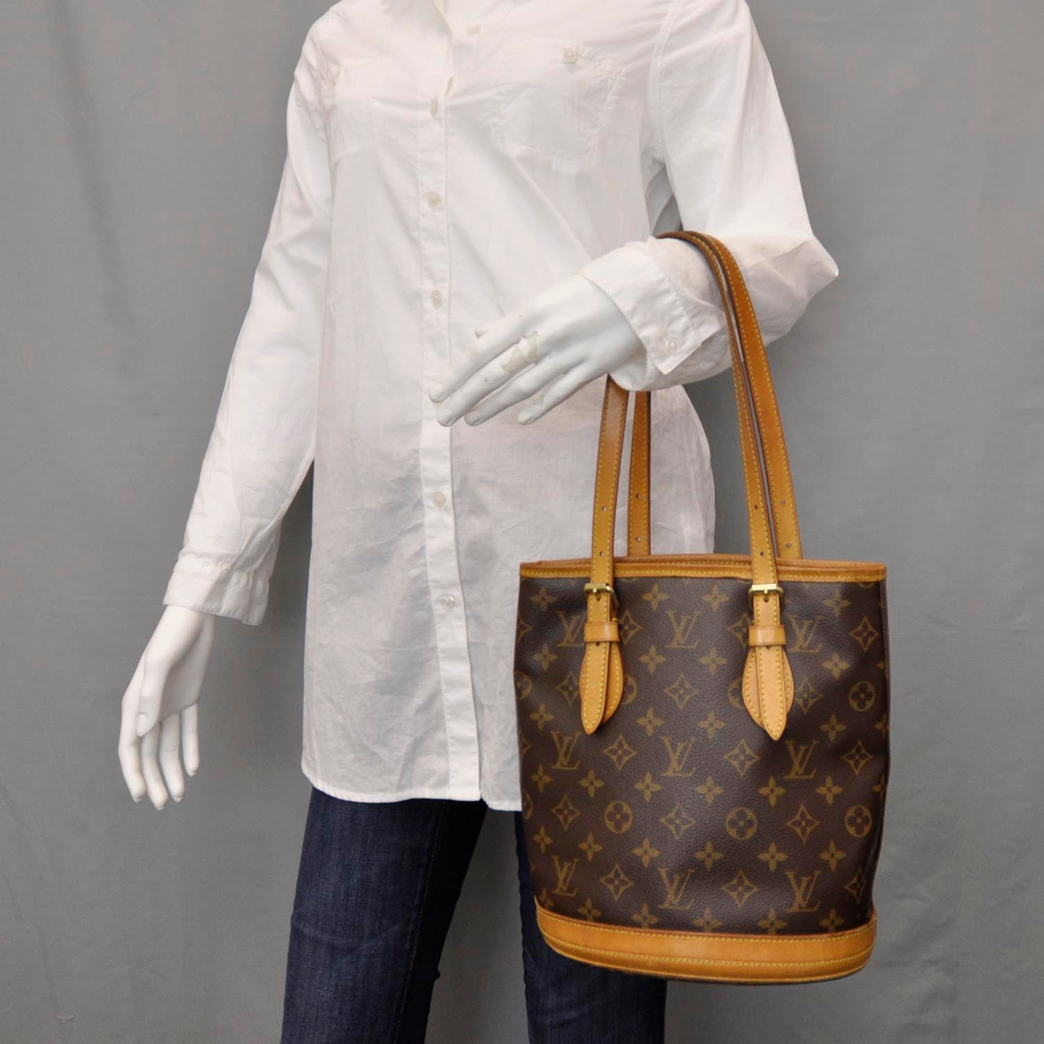 Louis Vuitton Monogram Petit Bucket 23 2 of 8