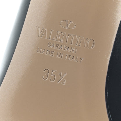 Valentino Garavani Calfskin Roman Stud 65mm Mules 35.5 Black 7 of 10