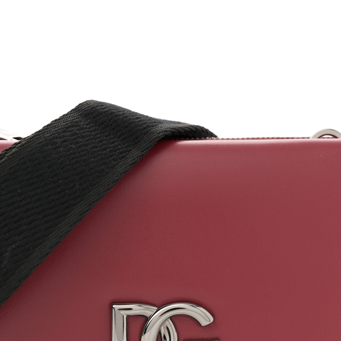Calfskin Mini DG Convertible Bag Red