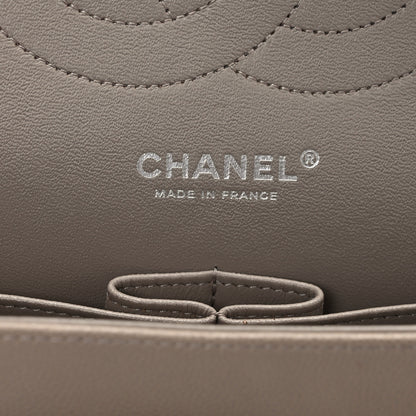 Chanel Washed Caviar Quilted Jumbo Double Flap Taupe 6 of 10