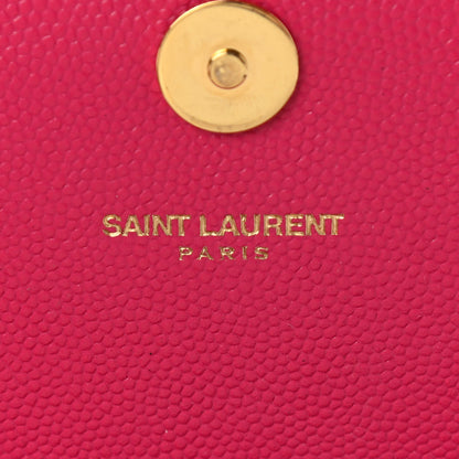 Saint Laurent Grain De Poudre Classic Monogram Cassandre Clutch Lipstick Fuchsia 6 of 7