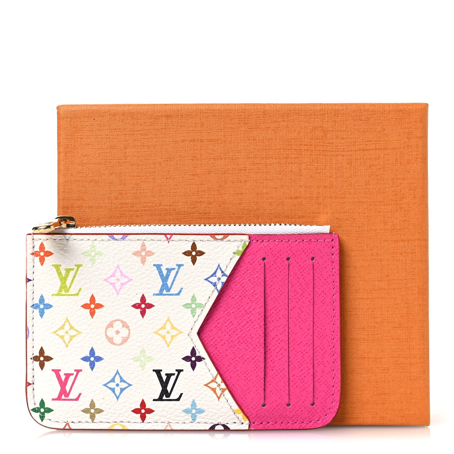LV X TM Monogram Romy Card Holder Kawaii Pink