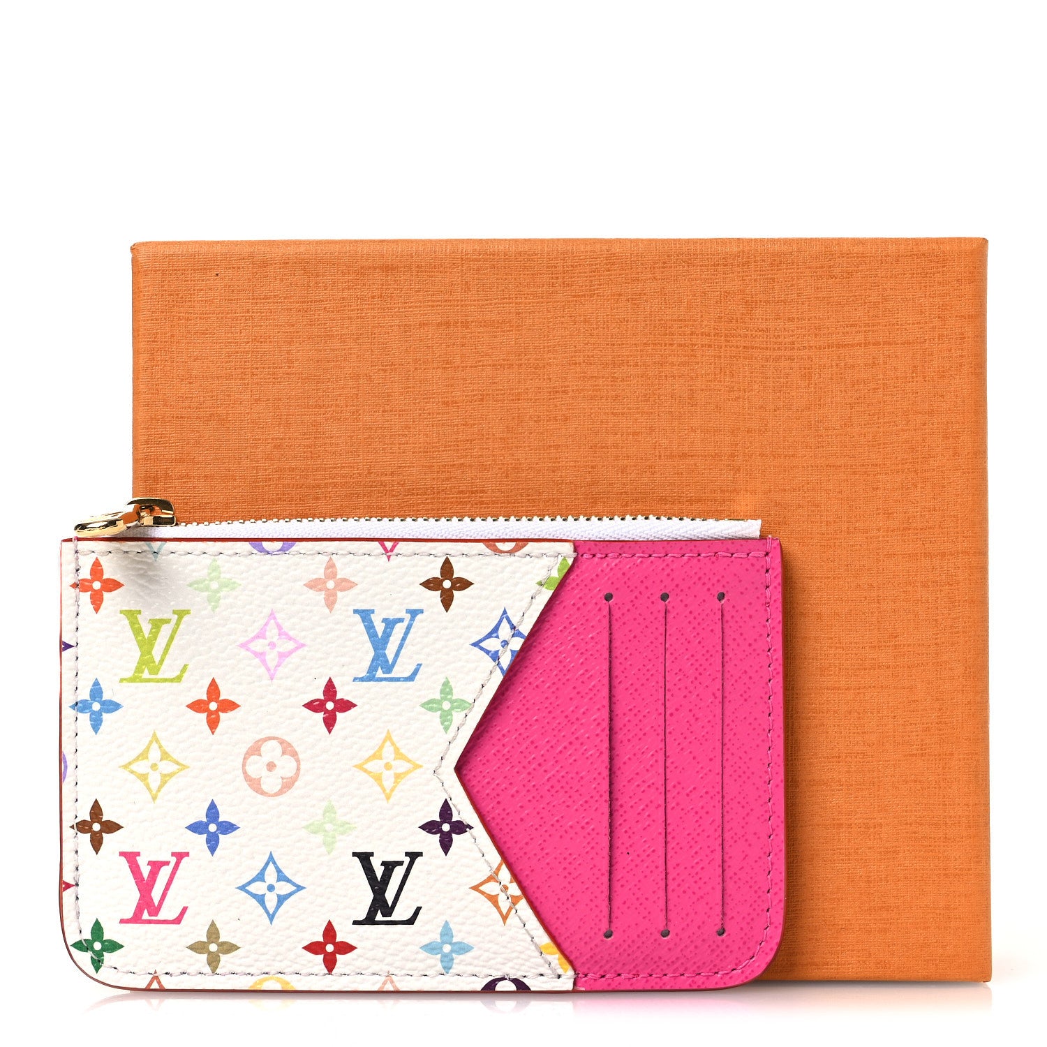 Louis Vuitton LV X TM Monogram Romy Card Holder Kawaii Pink 7 of 7