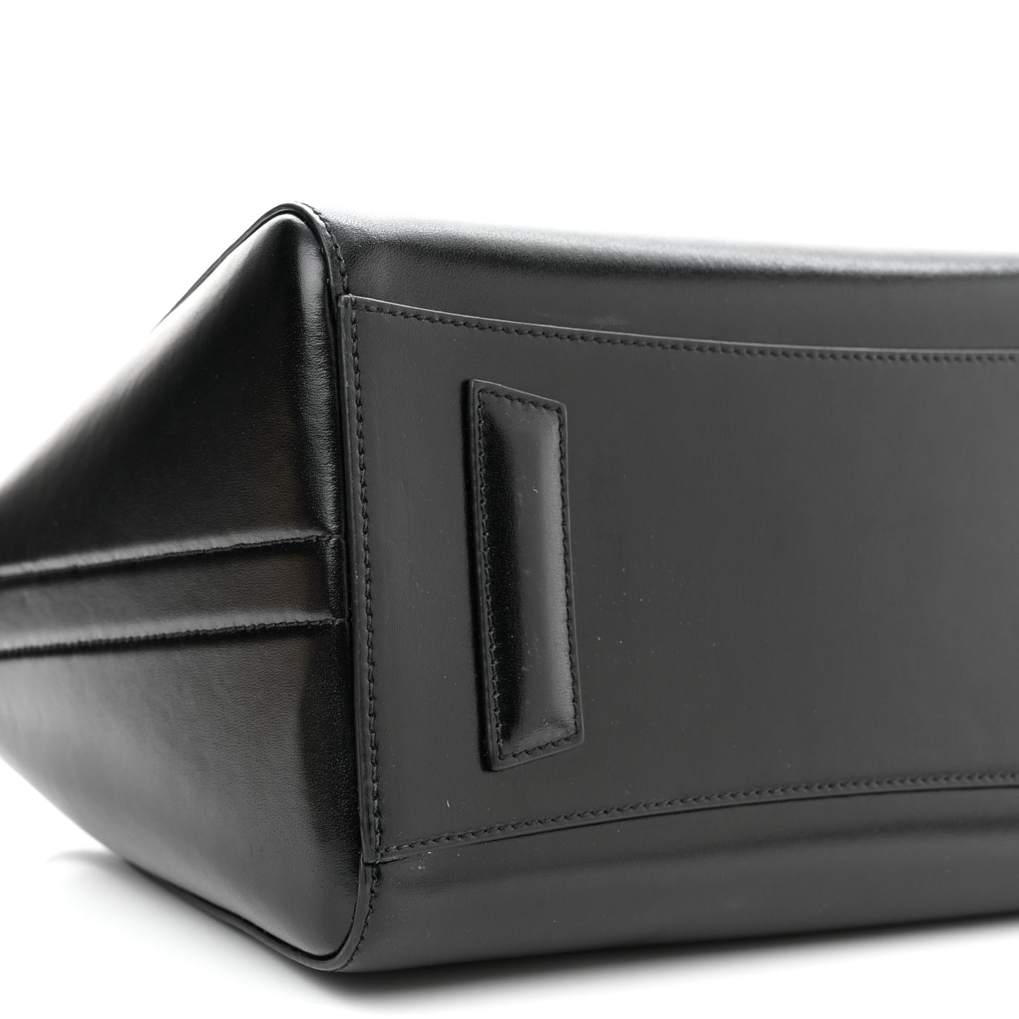 Shiny Lord Calfskin Small Antigona Black