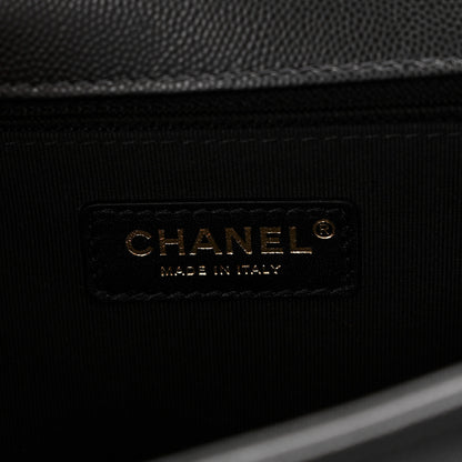 Chanel Caviar Quilted New Medium Boy Flap Black 6 of 11