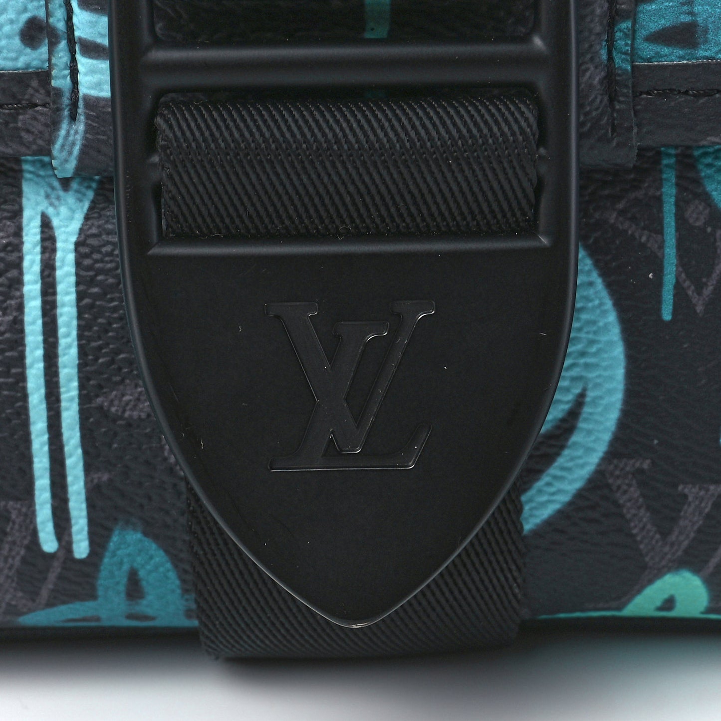Monogram Eclipse LV Graffiti Archy Messenger MM Green Lights