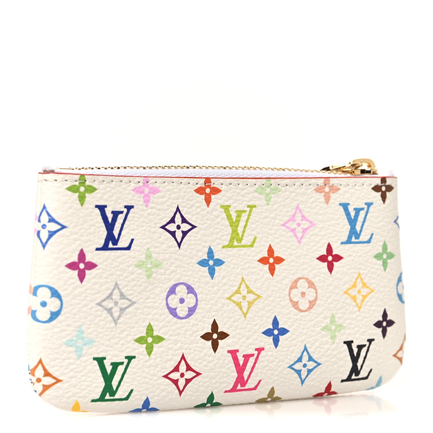 Louis Vuitton LV X TM Monogram Multicolor Key Pouch White 3 of 7
