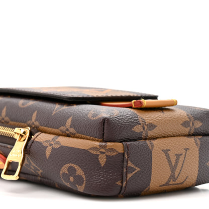 Louis Vuitton X NIGO Reverse Monogram Flat Double Phone Pouch 9 of 9
