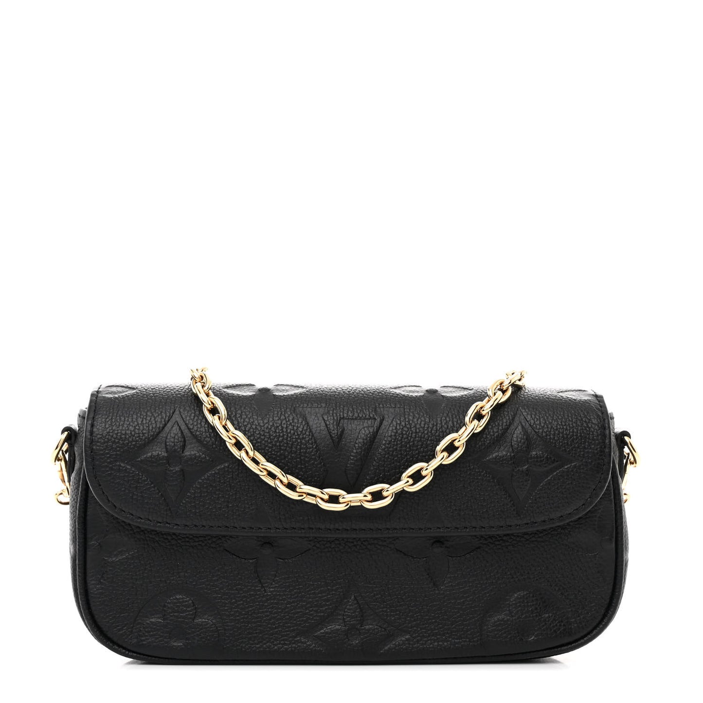 Empreinte Monogram Giant Ivy Wallet On Chain Black