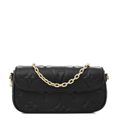 Louis Vuitton Empreinte Monogram Giant Ivy Wallet On Chain Black 1 of 9