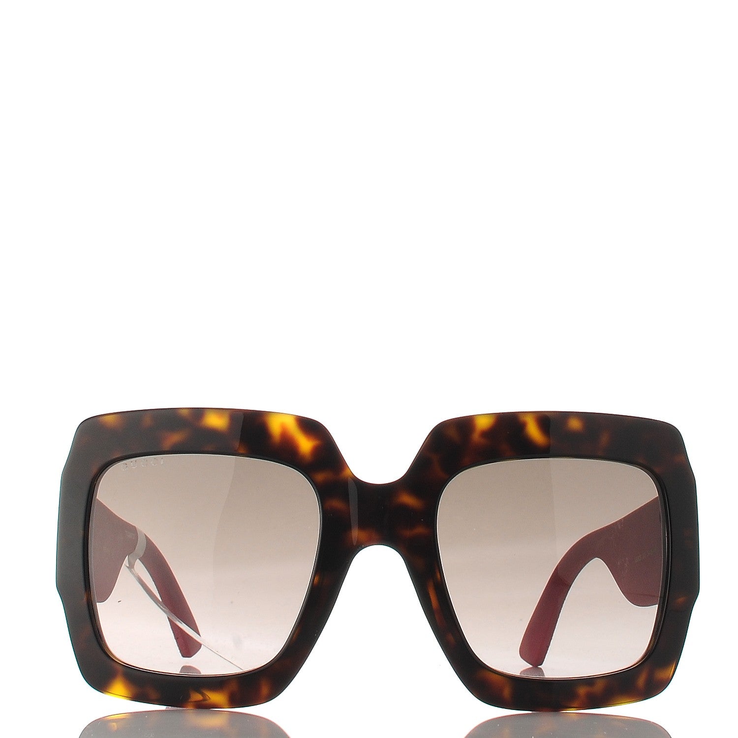 Gucci Square Frame GG0102S Sunglasses Glitter Pink Multi 4 of 7