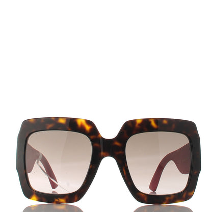 Gucci Square Frame GG0102S Sunglasses Glitter Pink Multi 4 of 7