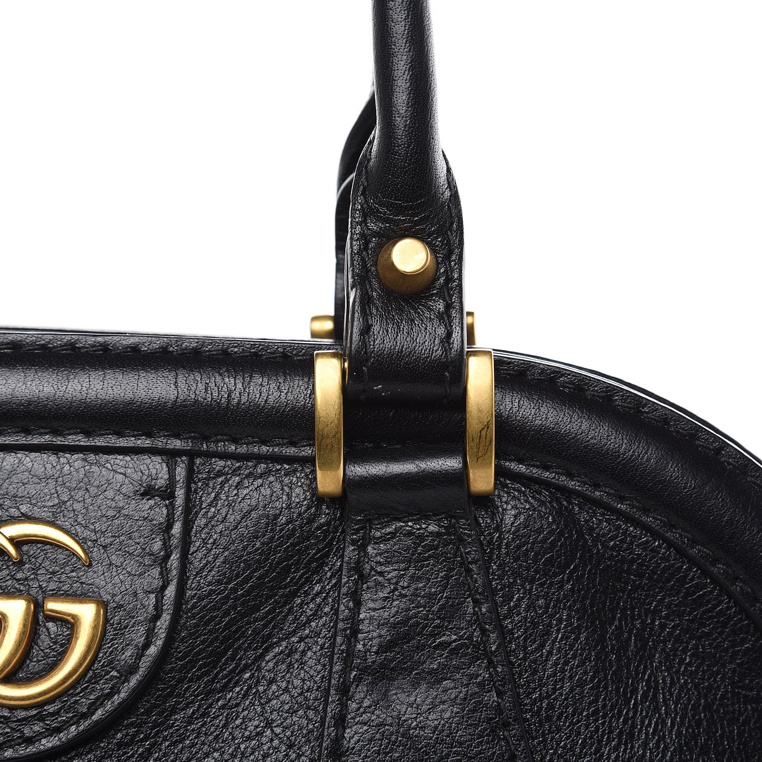 Gucci Calfskin Large Re(Belle) Top Handle Bag Black 11 of 14