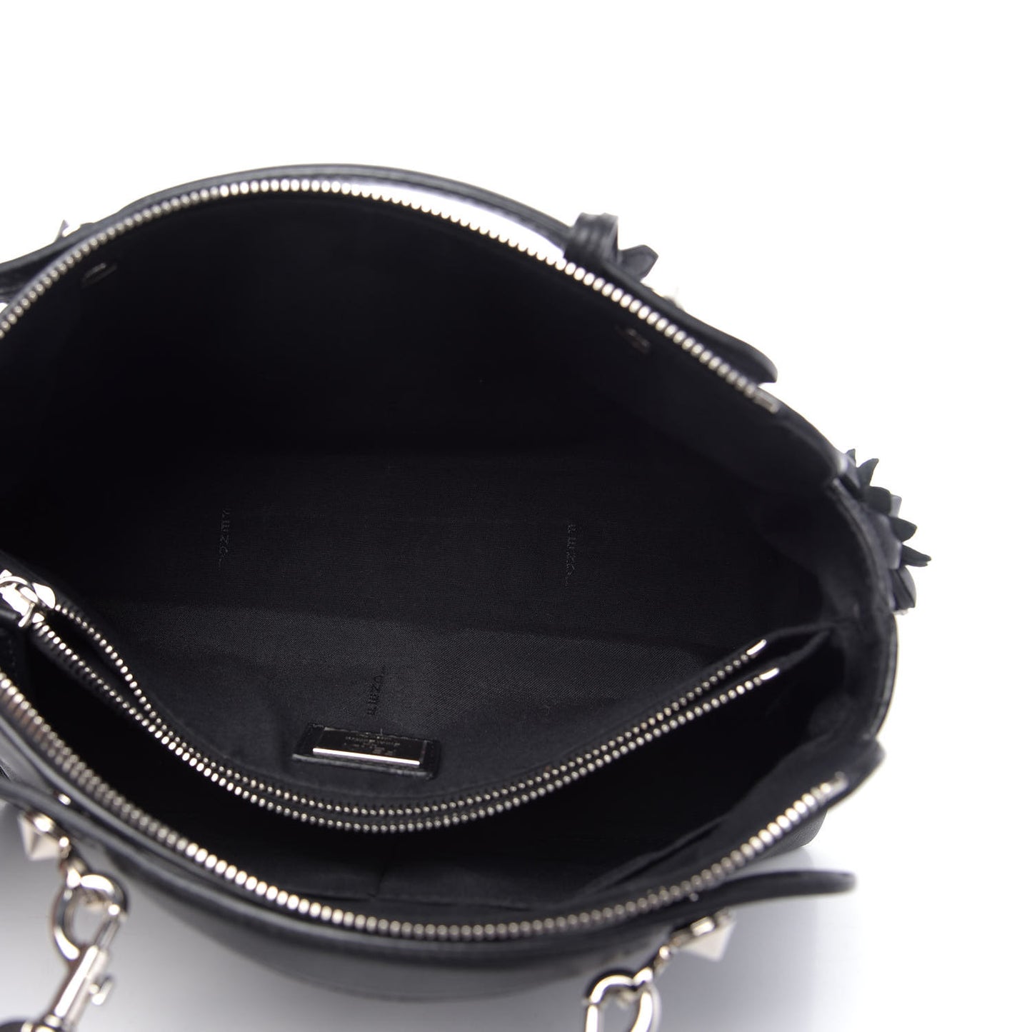 Vitello Dolce Flowerland Croc Tail Medium By The Way Boston Bag Black