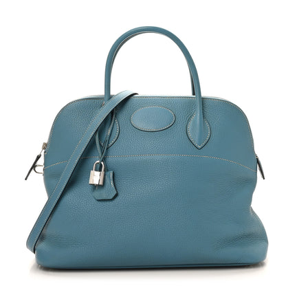 Hermes Taurillon Clemence Bolide 31 Blue Jean 1 of 10