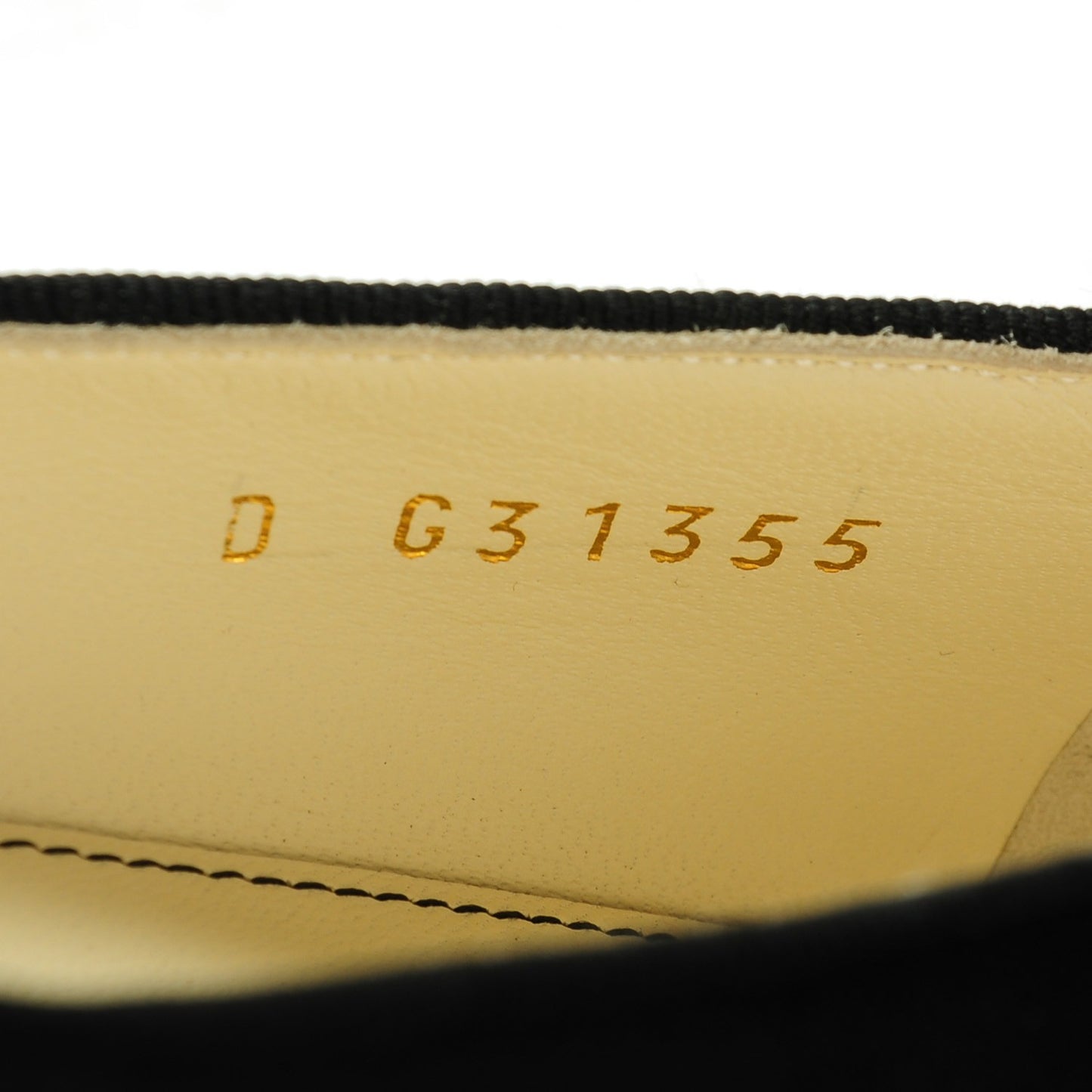 Satin Pearl Bow Ballerina Cap Toe Flats 40 Black